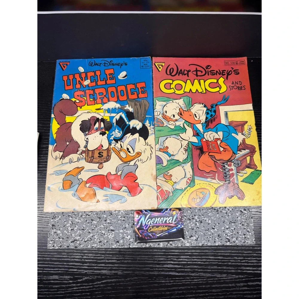 Walt Disney Gladstone Comic Lot Uncle Scrooge 234 Comics and Stories 539 1989